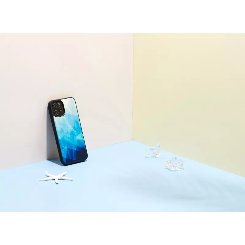 Aizsargājošs tālruņa maciņš iKins Apple iPhone 12 Pro Max — zilganezera melns