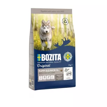 BOZITA Oriģināls Puppy & Junior XL Lamb - sausā suņu barība - 12kg