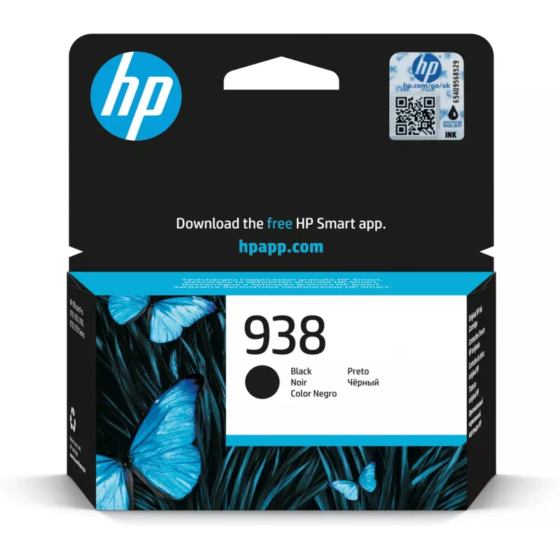 Cartridge HP Ink 4S6X8PE 938 Melns