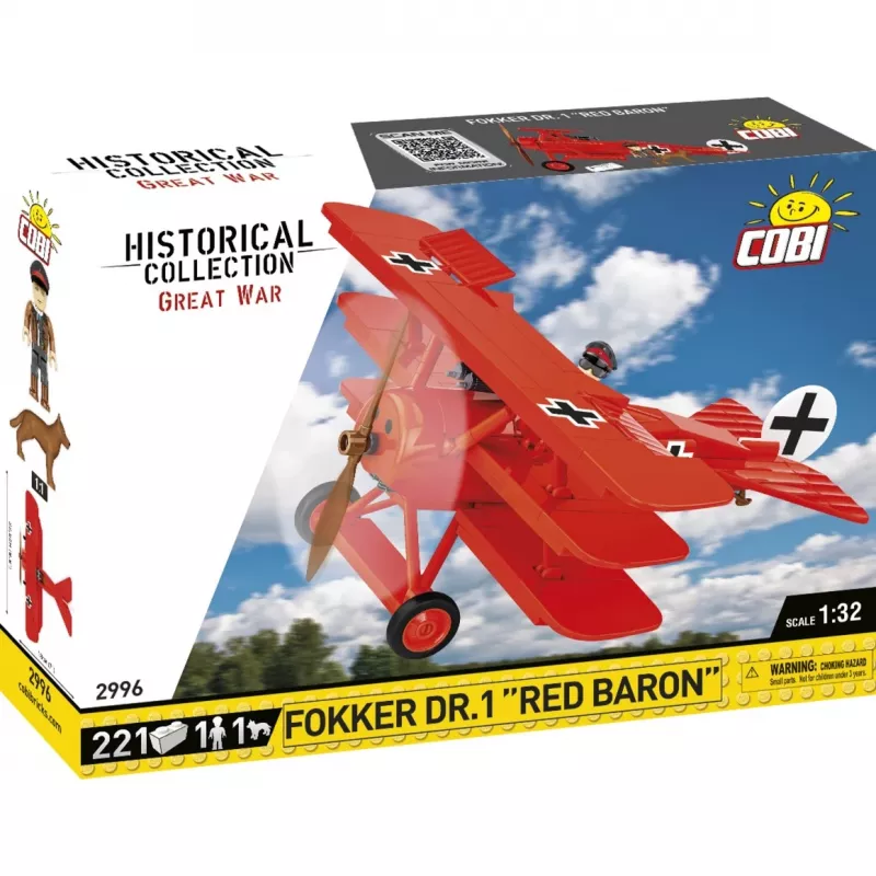 Bloki Fokker DR.1 Red Baron 221 bloki