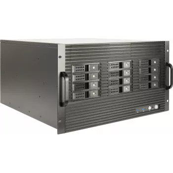 19 collas INTER-TECH IPC 6U-6520 uzglabāšanas plaukts 6U 19 collu korpusiem, dziļums 48,26-48,30 cm