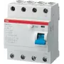 ABB F204 A-63/0,3 - 230 - 400 V - 63 A - A tipa - Zils - Pelēks - IEC/EN 61008 UL 1053 - 70 mm (2CSF204101R3630)