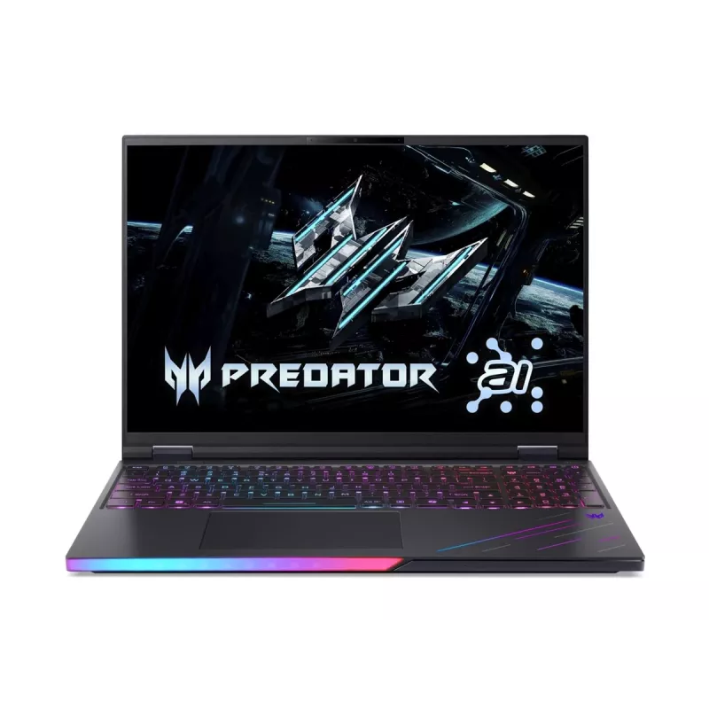 Portatīvais dators Acer Predator PH16-73-96SW Intel Core Ultra 9 275HX, 16 collu WQXGA, 64 GB DDR5, 2 TB SSD, NVIDIA GeForce RTX 5090, Windows 11 Home