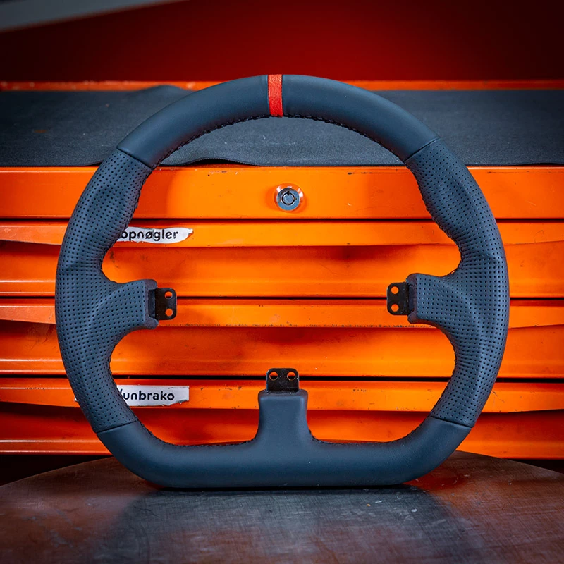 Asetek SimSports GT Rim - Closed D, āda - melns