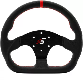 Simagic P-325D stūres rats 325 mm, ādas apmale, tiešās piedziņas sistēmām, bez rumbas