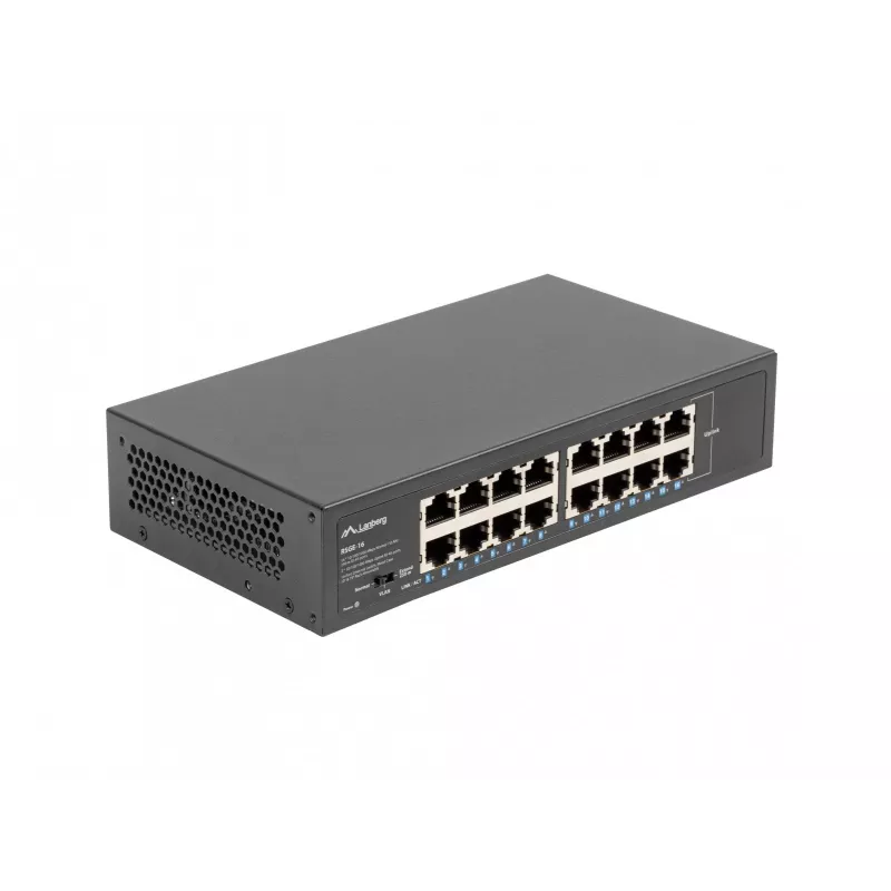 Lanberg Switch RSGE-16 Rack 10/19 (16-portu 1Gb)