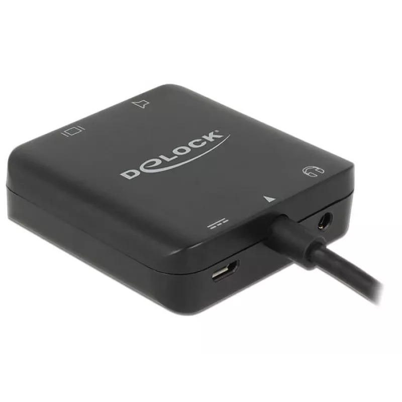 Audio pārveidotājs DeLOCK 62784 Melns