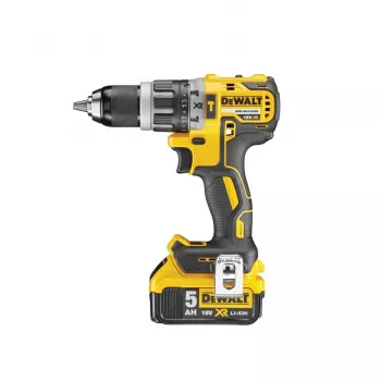 Bezvadu urbjmašīna DeWALT DCD796P2 18V Li-Ion 5Ah Bezatļaukas patrona 13 mm, 2 ātrumi, 1.8 kg