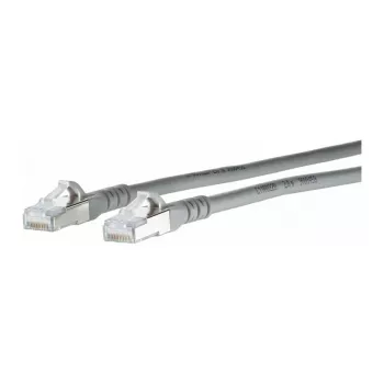 METZ CONNECT - komutācijas kabelis - RJ-45 (V) uz RJ-45 (V) - 20 cm - S/FTP - CAT 6a - IEEE 802,3u/IEEE 802,3ab/IEEE 802,3an/IEEE 802,3af/IEEE 802,3at - bez halogēna, aizsardzība pret aizķeršanos, vītais - G