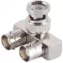 Adapteris ShiverPeaks 98820-1 BNC uz 2 RCA audio/multivides savienotāju adapteris