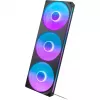 NZXT F360 RGB Core 360mm ARGB 3-Pack Melns