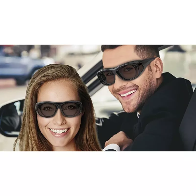 Saulesbrilles WEDO 271 48599 ovālas aptverošās, unisex, polarizējošās lēcas, virsbriļļu stils