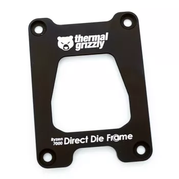 Thermal Grizzly Ryzen 7000 Direct Die Frame | Thermal Grizzly | Ryzen 7000 Direct Die Frame | Melns | N/A