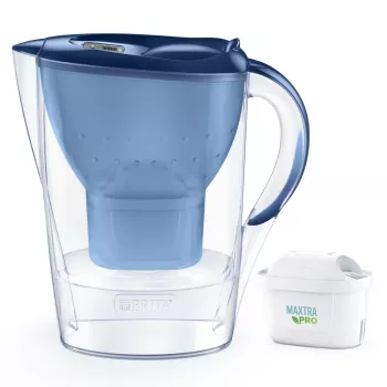 Ūdens filtra krūze BRITA Marella Maxtra Pro 2,4 L, maināma Maxtra Pro kasetne, zila