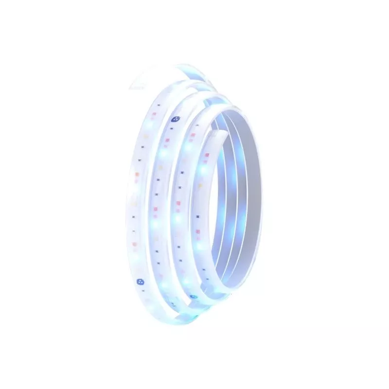 Nanoleaf Essentials Light Strips paplašinājums 2 metri ar 23 W, RGBCW, Bluetooth un Thread savienojamību. Pievienojiet košu apgaismojumu savai viedajai mājai. Pērc tiešsaistē.