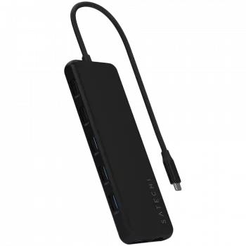 Daudzportu USB-C adapteris Satechi ST-P3D13K 13-in-1 ar trīskāršā displeja atbalstu