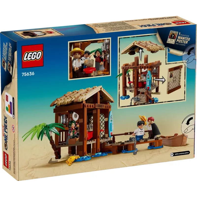LEGO konstruktoru komplekts One Piece 75636 Windmill Village Hut, 299 detaļas, 3 minifigūras, 8+ gadi