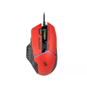 Spēļu pele A4Tech Bloody W95Max — labrocīga, vadu USB, 12000 DPI, 1 ms, 250 ips, 50M klikšķi, 146 g