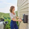 Pie sienas montējama EV uzlādes stacija Hager witty one 11 kW 3 fāžu ar 2. tipa ligzdu, RFID, Bluetooth, 4,5 m kabelis, IP55, IK10