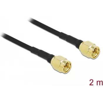 Antenas kabelis DeLOCK SMA spraudnis uz SMA spraudni LMR/CFD100 2 m