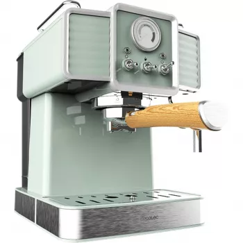 Cecotec 1576 Power Espresso 20 Tradizionale Light espresso kafijas automāts, 20 bar, 1350 W, 1,5 l, gaiši zaļš
