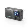 Pulksteņa radio BLAUPUNKT DR8BK — digitālais modinātājpulkstenis ar FM/DAB+, Bluetooth 5.3, 2W, 1800 mAh, USB uzlāde, melns