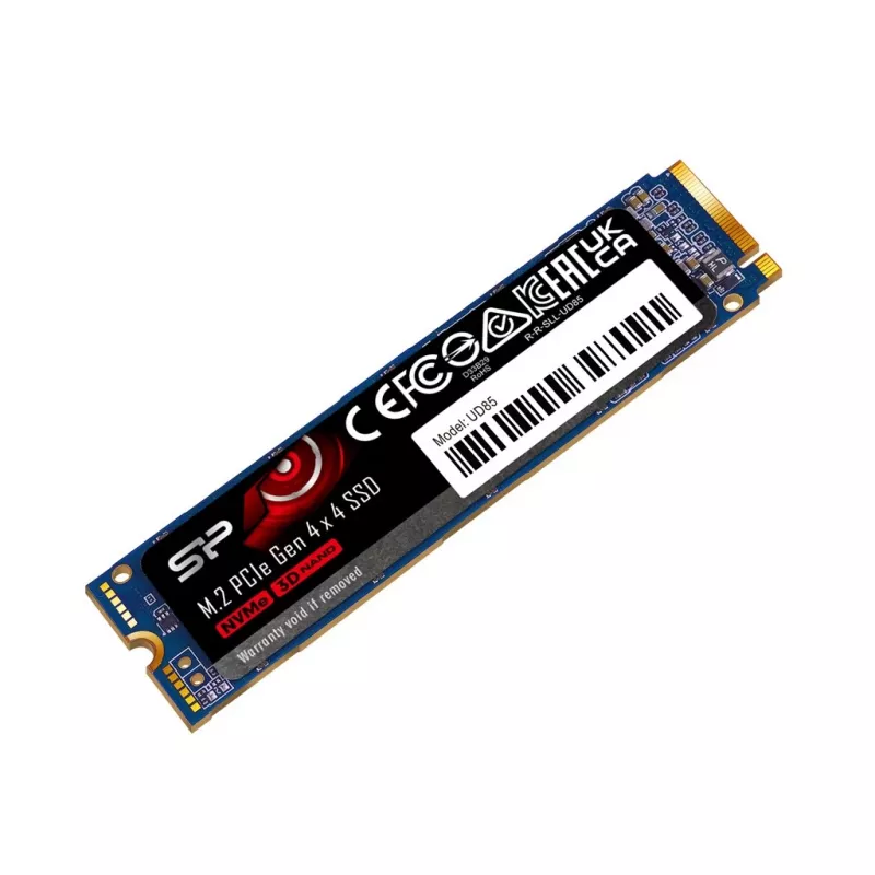 M.2 SSD Silicon Power 250 GB PCIe 4.0 NVMe UD85 — 2280, Lasīšana 3300 MB/s, Rakstīšana 1300 MB/s