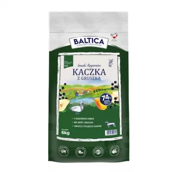 BALTICA regional flavours Small breeds Duck with pear - sausā suņu barība - 6 kg