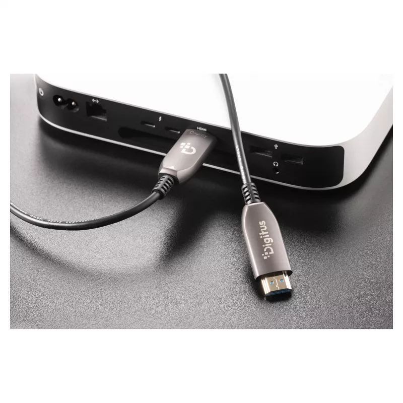 DIGITUS HDMI AOC hibrīda optiskās šķiedras kabelis UHD 8K 40 m