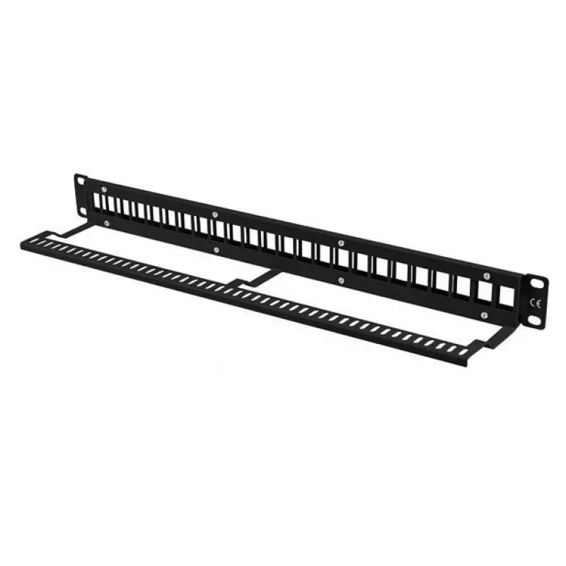 Patch panel 1U Lanberg PPKS-1024-B