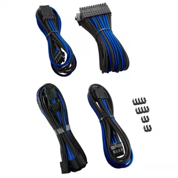 CableMod CableMod PRO ModMesh 12VHPWR kabeļa pagarinātāja komplekts melns/zils — 12VHPWR GPU barošanas pagarinājums