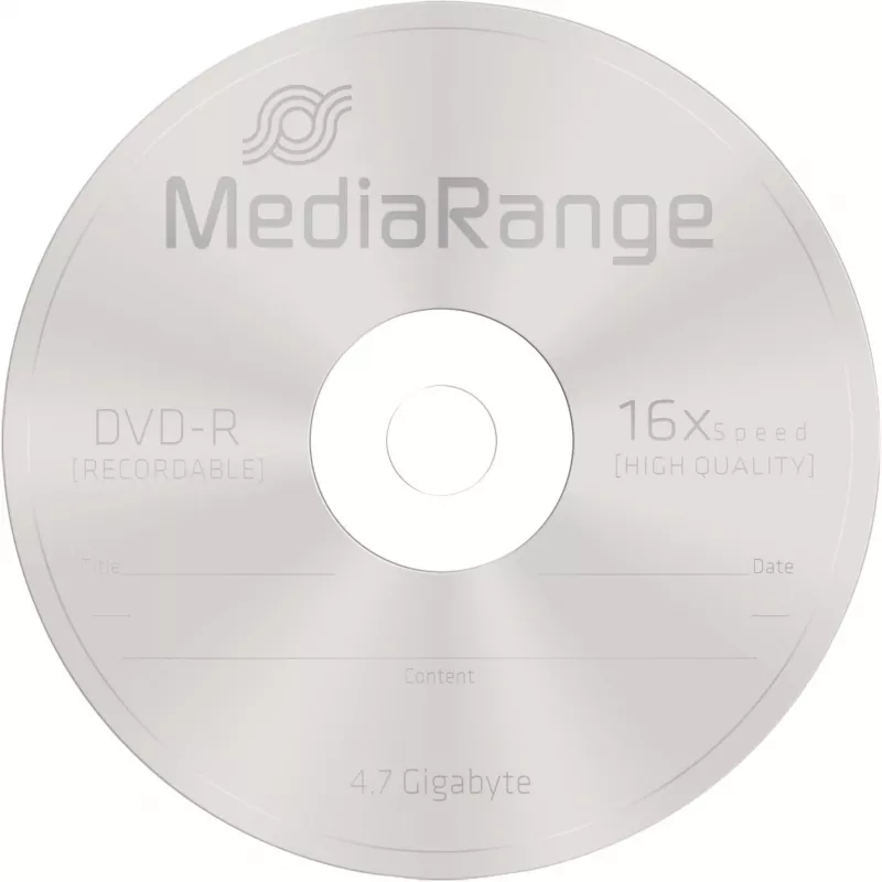 MediaRange MR442 tukši DVD 4,7 GB DVD-R 100 gab.