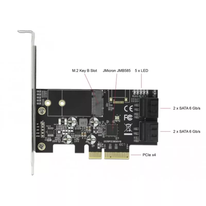 Interfeisa karte DeLOCK 90396 iekšējā M.2 SATA