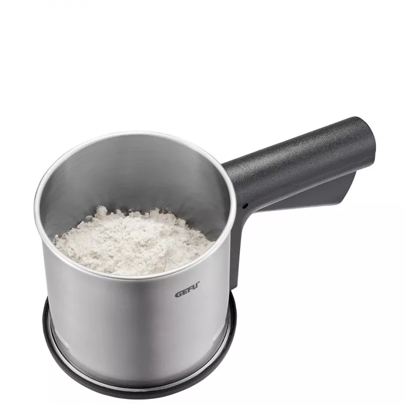 Virtuves sietiņš GEFU SIVA, plastmasa un nerūsējošais tērauds, apaļš, diametrs 10,5 cm