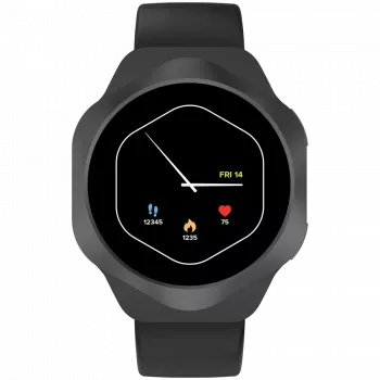 Viedpulkstenis CANYON Hexagon 88 BT-CALL melns