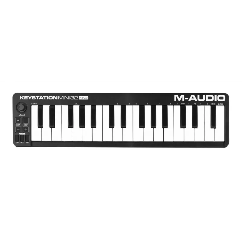 M-AUDIO Keystation Mini 32 MK3 MIDI tastatūra 32 taustiņi USB melna, balta