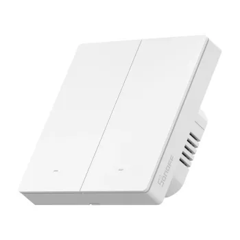 Sonoff ZBM5-2C-86W (2-kanālu) Zigbee viedais skārienjutīgais sienas slēdzis