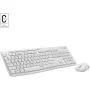 Logitech MK295 klusā tastatūras un peles komplekts, balts, bezvadu, izmantojot USB uztvērēju, Šveice, 920-009872