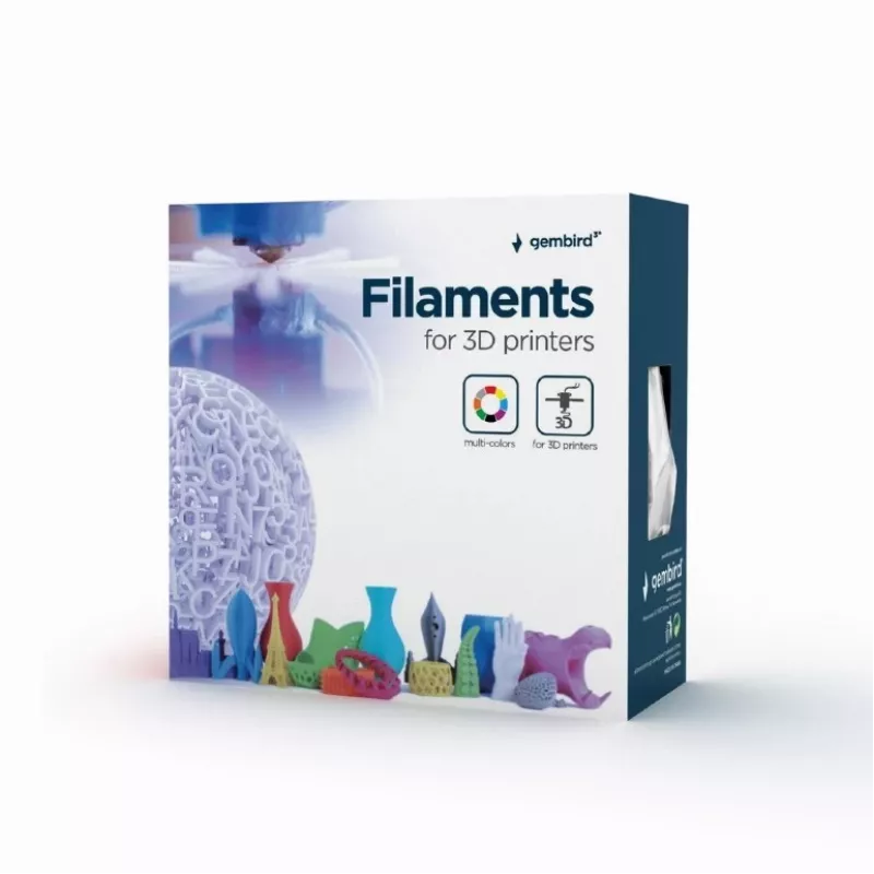 3D drukas materiāls ABS Gembird 3DP-ABS1.75-01-FY Dzeltens 1 kg