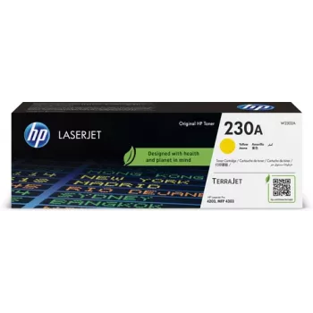 Toneris HP 230A W2302A 2300 lapas Dzeltens
