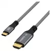 EFB Elektronik USB-C uz HDMI kabelis 4K30Hz pelēks - Kabelis - Digitālais/Datu (USB-HDMI-00001)