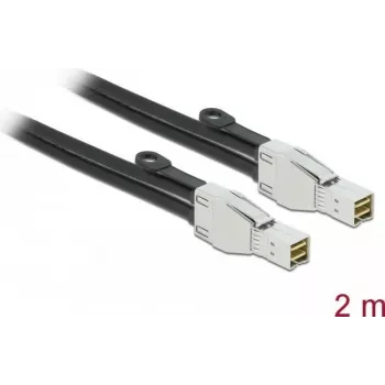 PCI Express kabelis DeLOCK Mini SAS HD SFF-8674 uz SFF-8674 2 m