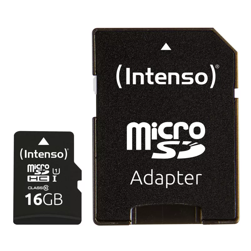 Intenso 16GB microSDHC UHS-I Class 10 zibatmiņa
