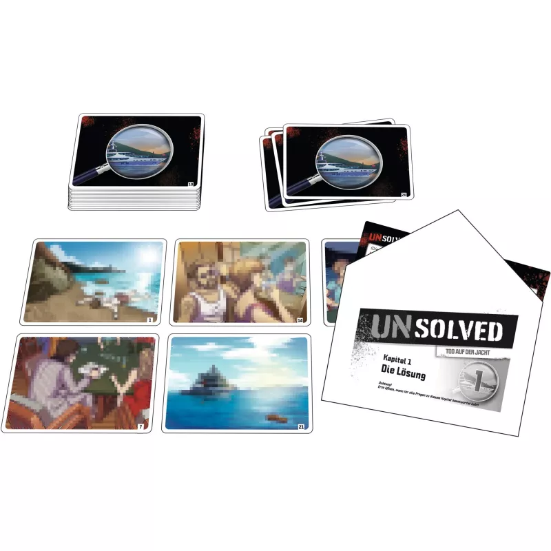 Unsolved - Tod to der Jacht, galda spēle