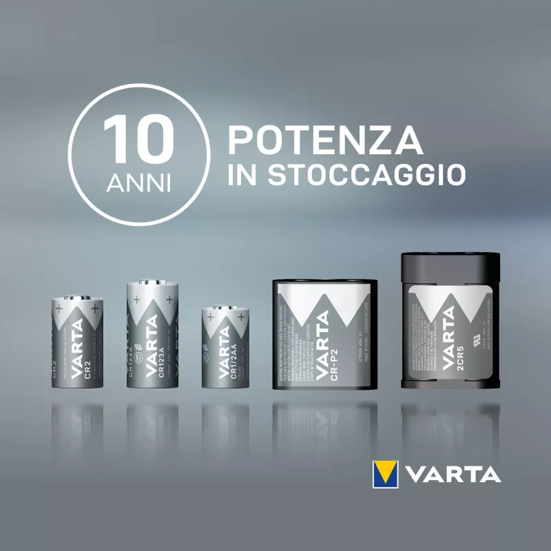 Varta Litija CR123A 3V 1600mAh Kameras baterija
