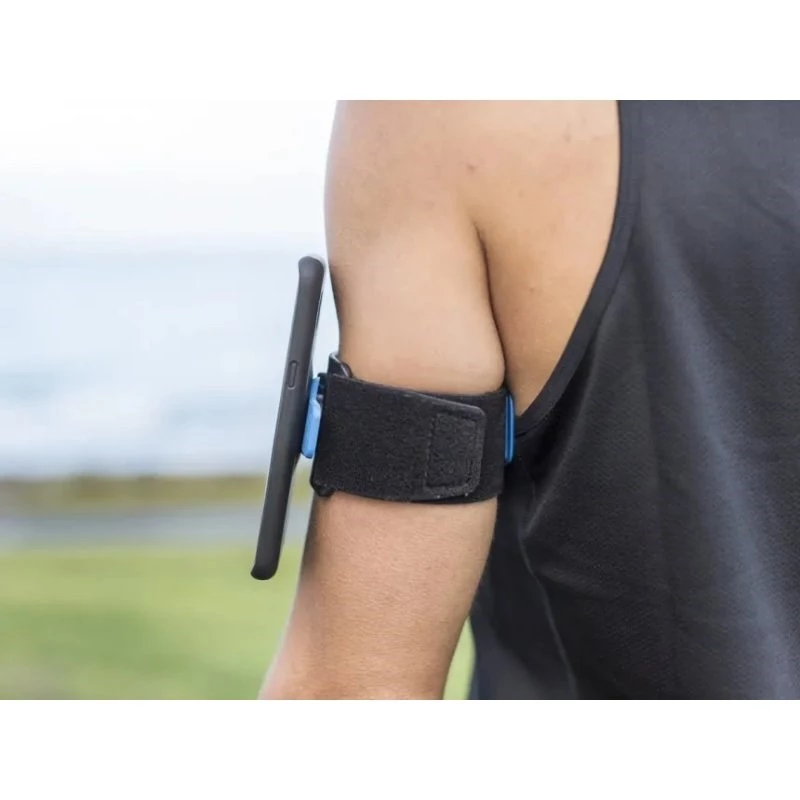 Quad Lock QLM-ARM turētājs mobilajam tālrunim/viedtālrunim melnā, zilā krāsā