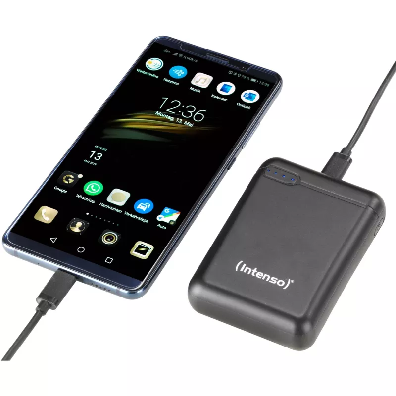 Intenso XS10000 litija polimēra (LiPo) 10000 mAh melns