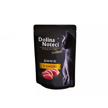 Dolina Noteci Premium Sterilised Duck ēdiens - mitrā barība sterilizētiem kaķiem - 85g