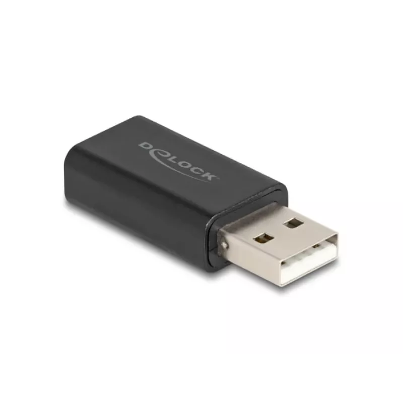 DeLOCK kabeļa savienotājpārejas adapteris USB 2.0 Type-A 3,5 mm 4 kontaktu Melns 68001