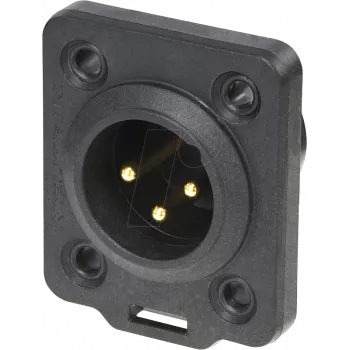Neutrik NC3MDX-TOP vadu savienotājs XLR, melns (NC3MDX-TOP)